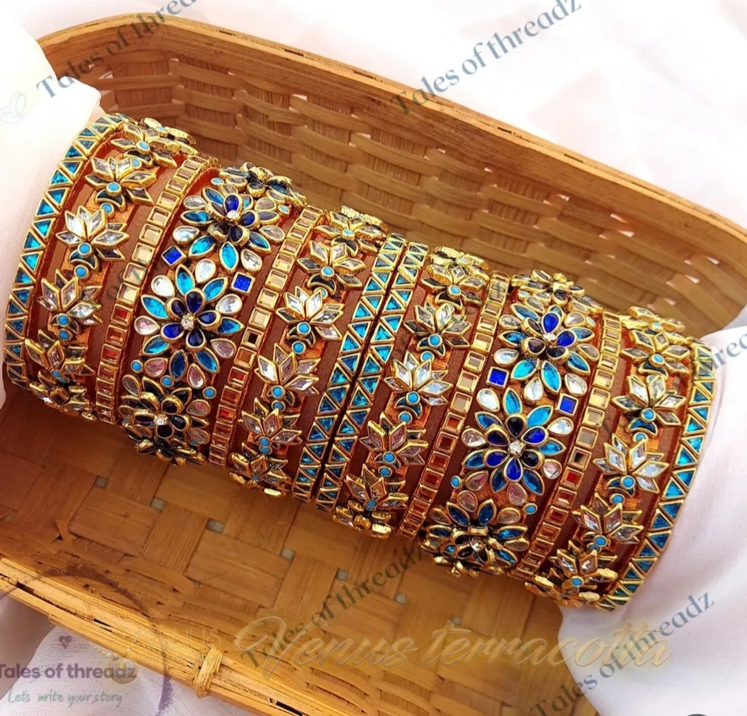 Kundan bangles - Image 4